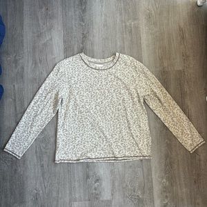 Saturday Sunday by Anthropologie | Leopard Sweatshirt - Sz Large